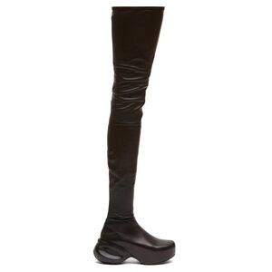 Givenchy G-Clog Leather Over-The-Knee Boots Womens 38